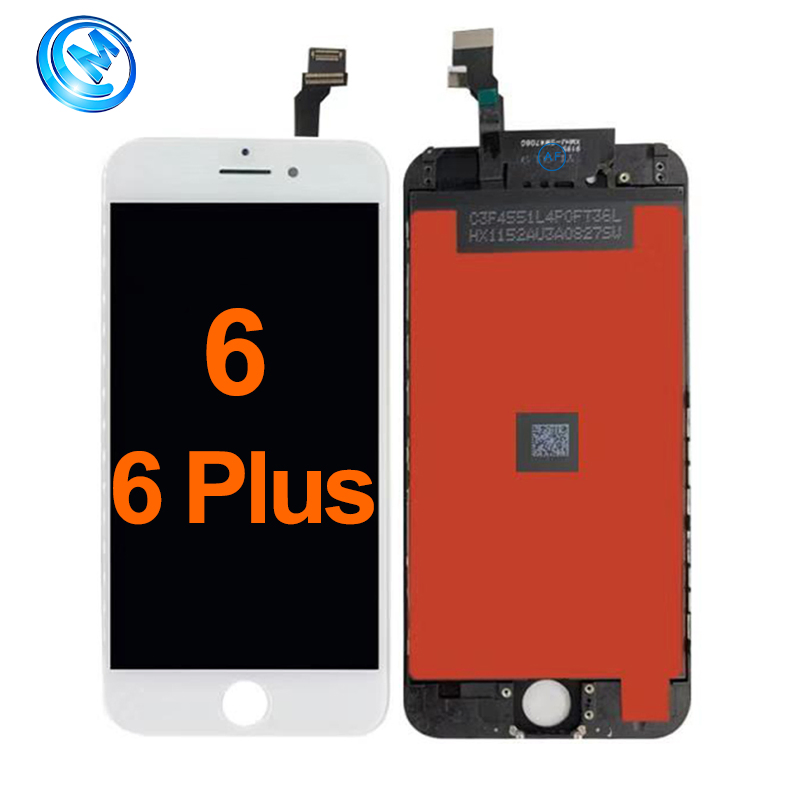White LCD Screen Assembly for iPhone 6plus Telefone