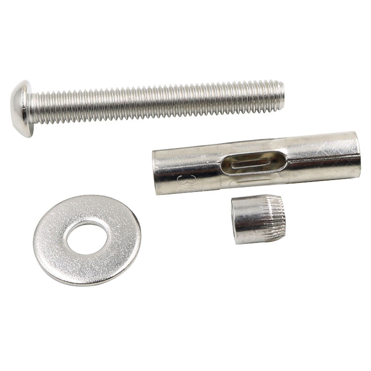 Анкерный болт с гайкой и шестигранной головкой