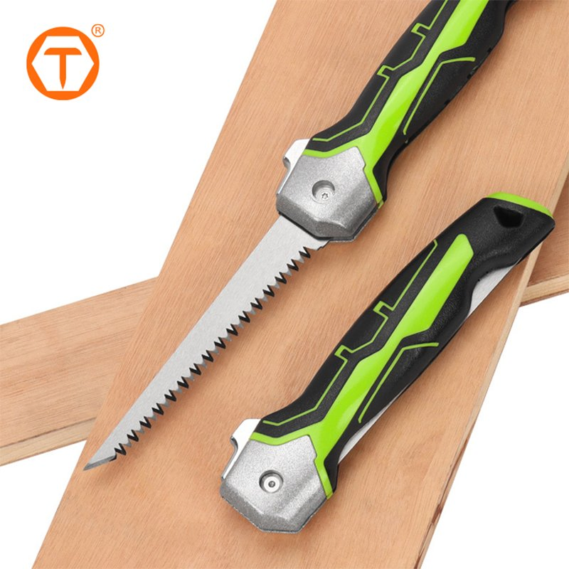 Triple Ground Teeth Folding Hand Jab Saw for Drywall Wallboard