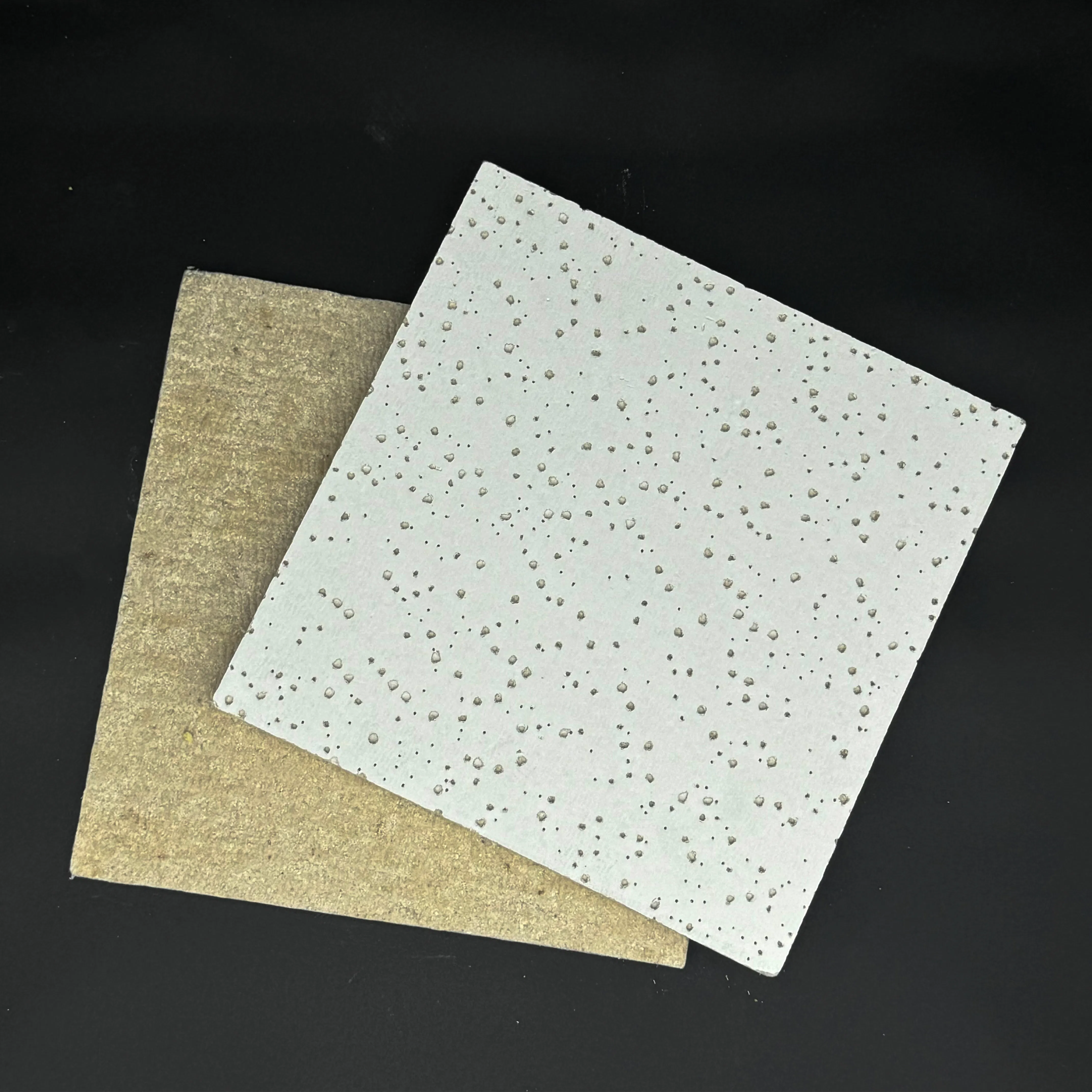 Fine Fissured Surface Mineral Fiber Ceiling Tile 2X2 for Commercial Ceilings with Fire Resistance