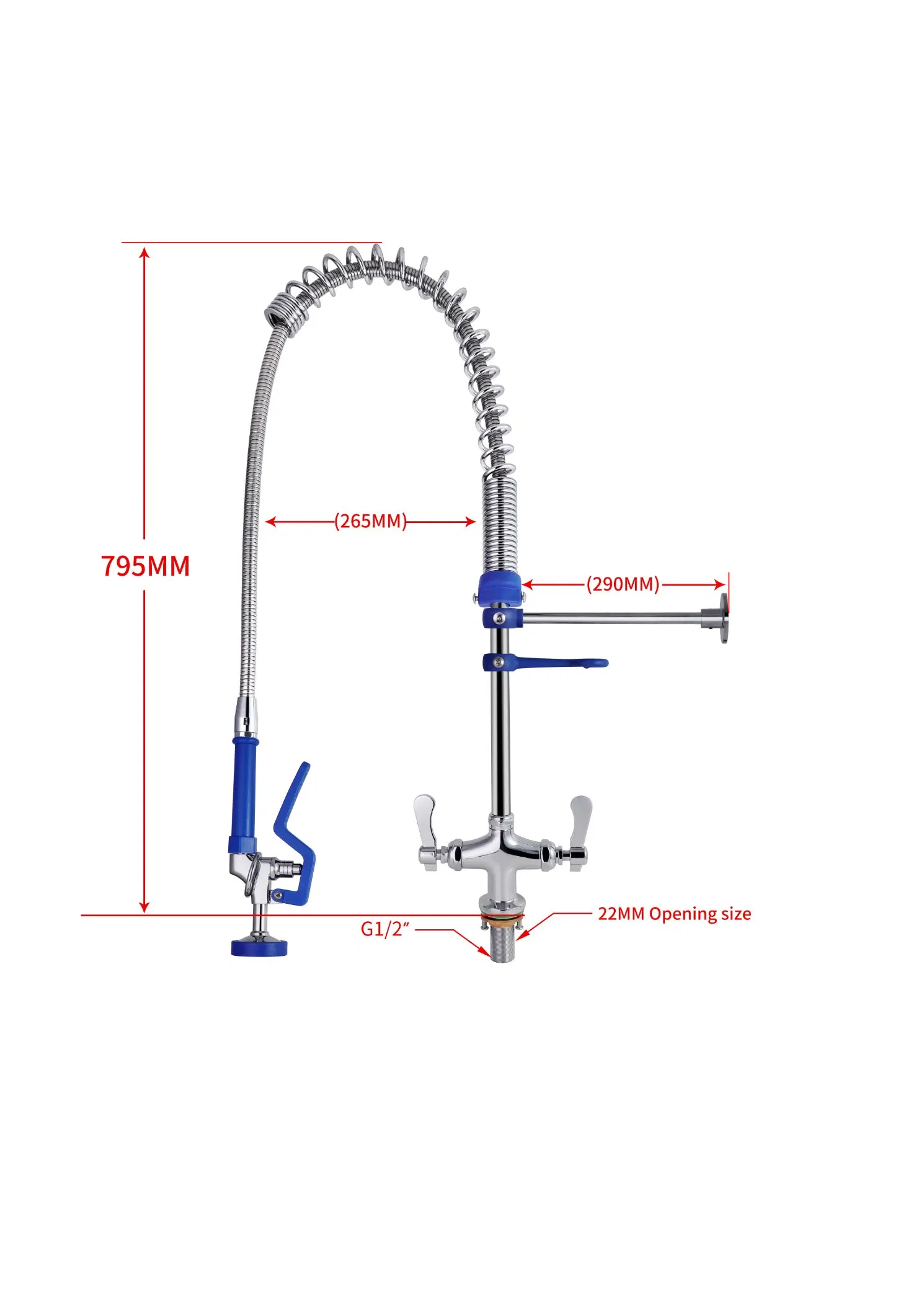 Energy-Saving Dual Temperature Kitchen Faucet for Eco-Conscious Homes