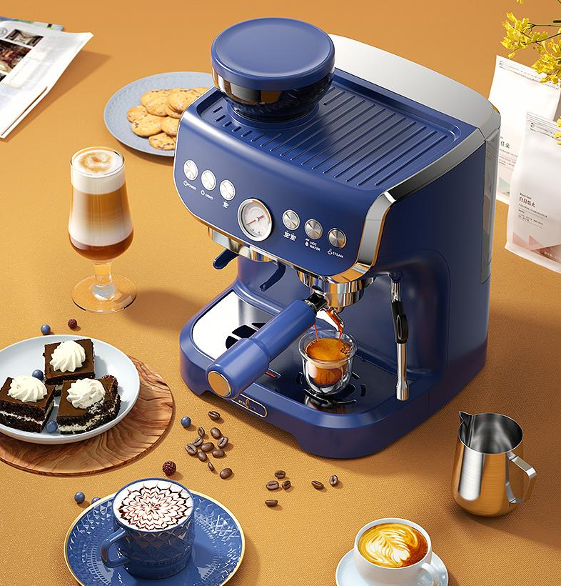 15 Bar Pump Automatic Espresso Coffee Machine Maker with Grinding