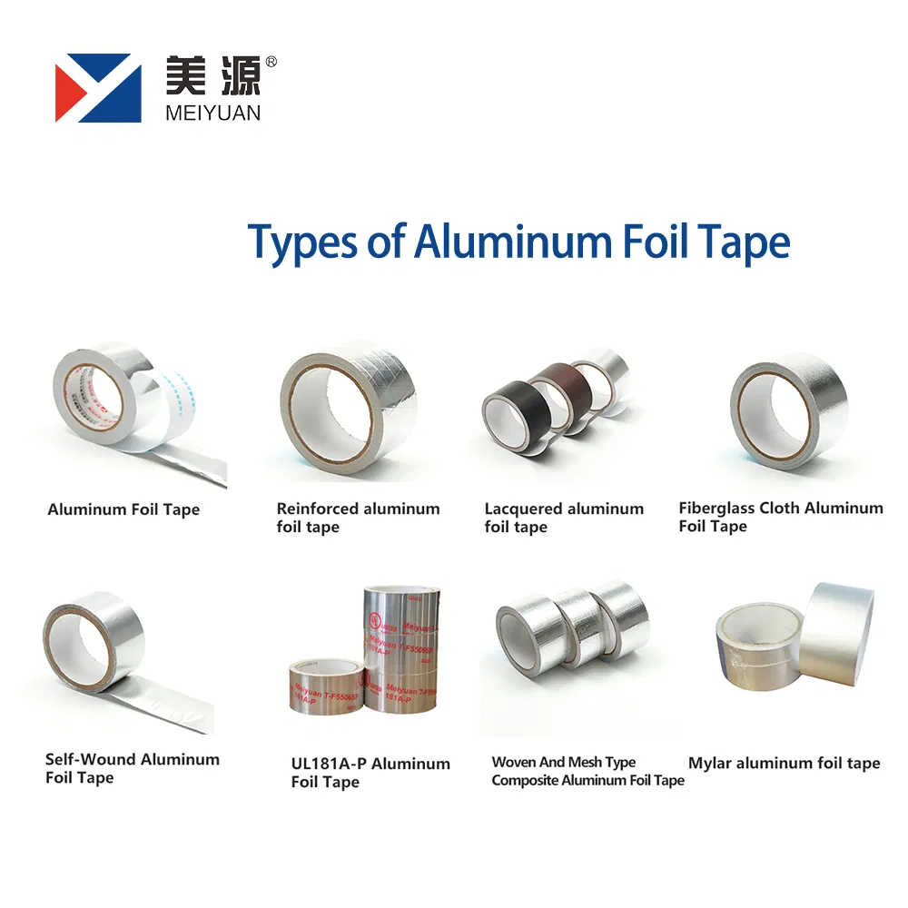 Aluminum Foil Duct Adhesive Tape Sealing Waterproof Seal Sliver Aluminum Foil Tape