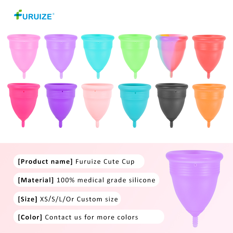 Hot Selling 100% Medical Grade Silicone Menstrual Cup with FDA, CE, ISO10993, ISO13485 Approved
