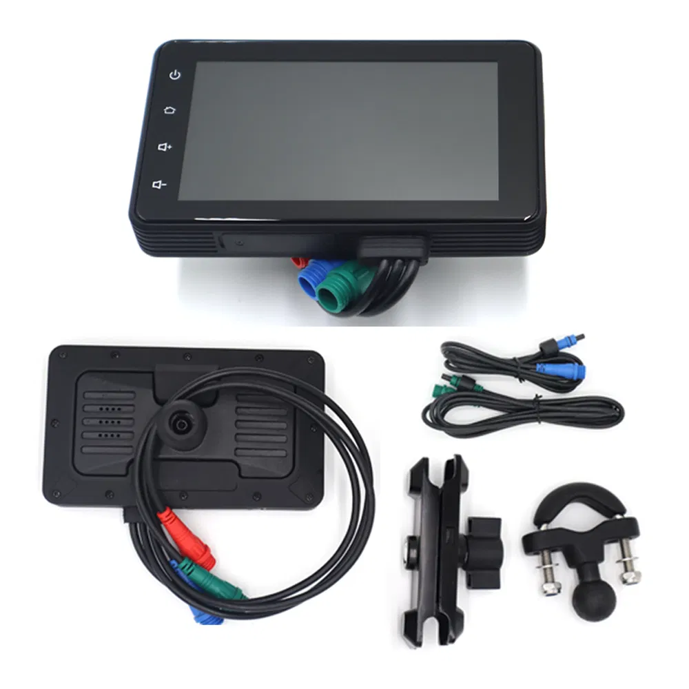 Мотоциклетная мультимедиа система Carplay 5 дюймов с видеорегистратором