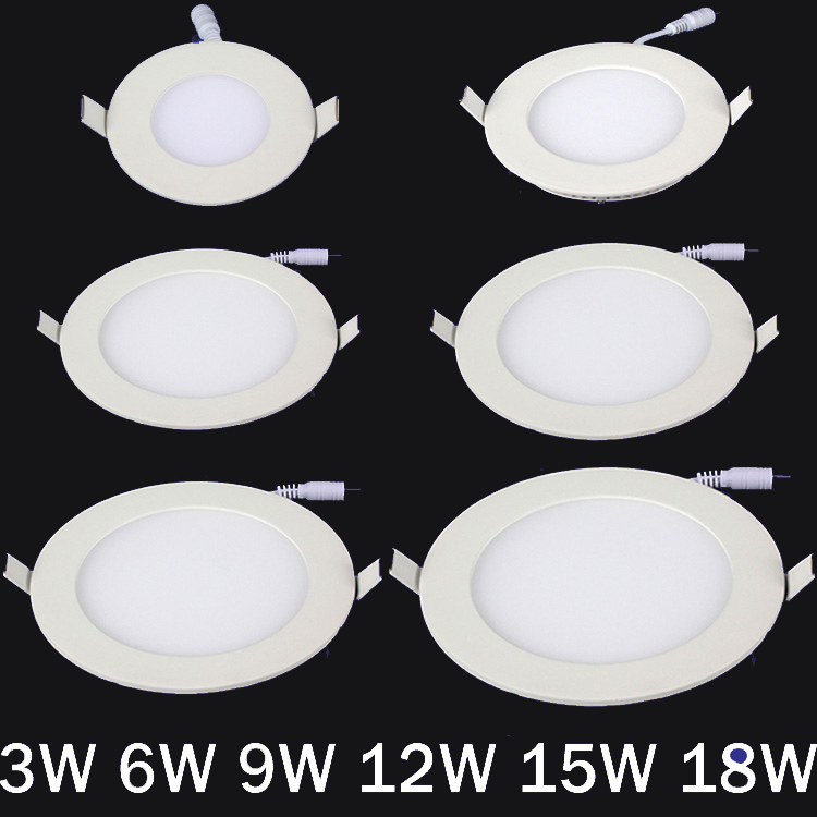 Cheap Good Quality Slim Kitchen Bathroom Recessed Lighting LED Lamp Downlight Down Panel Light
