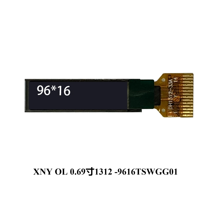 OLED-дисплей 0.69 дюйма, матрица 96x16, драйвер SSD1306