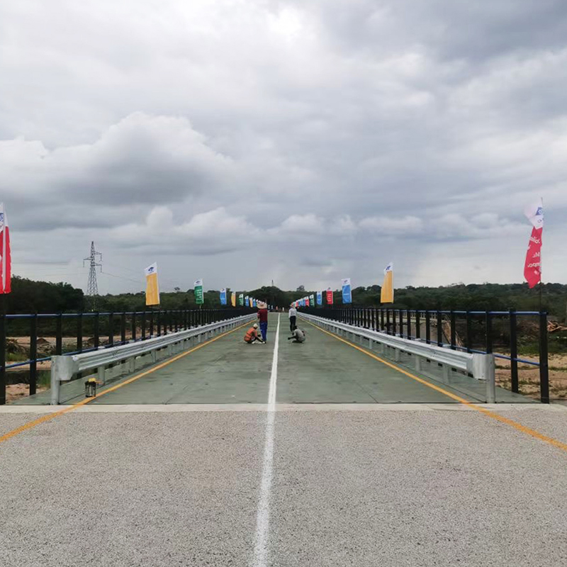 Durable Temporary Steel Railroad Trestle Bridge for Quick Setup