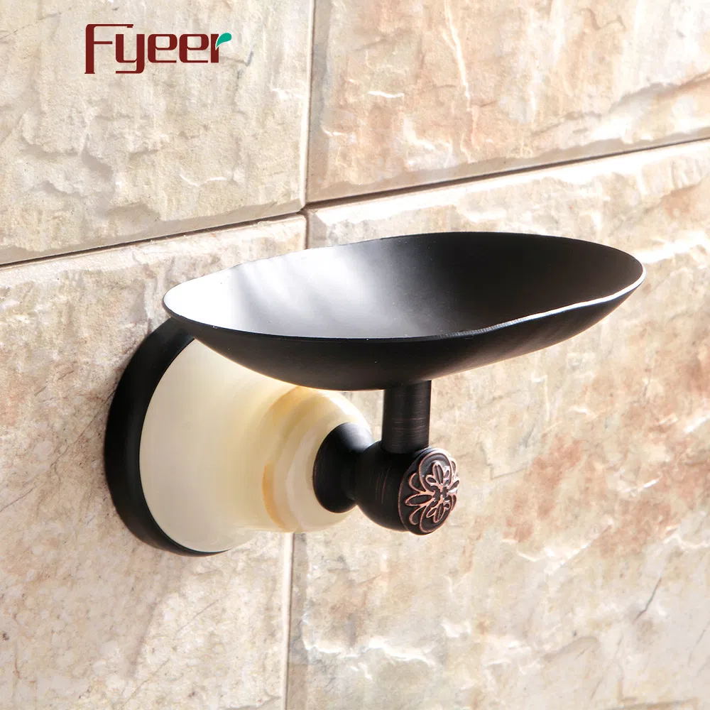 Мыльница настенная Fyeer Ceramic Base Black