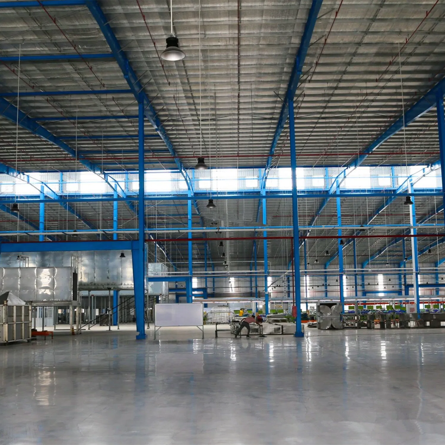 Modern Design Steel Structure Workshop Fabricated Large Warehouse Popular in Africa