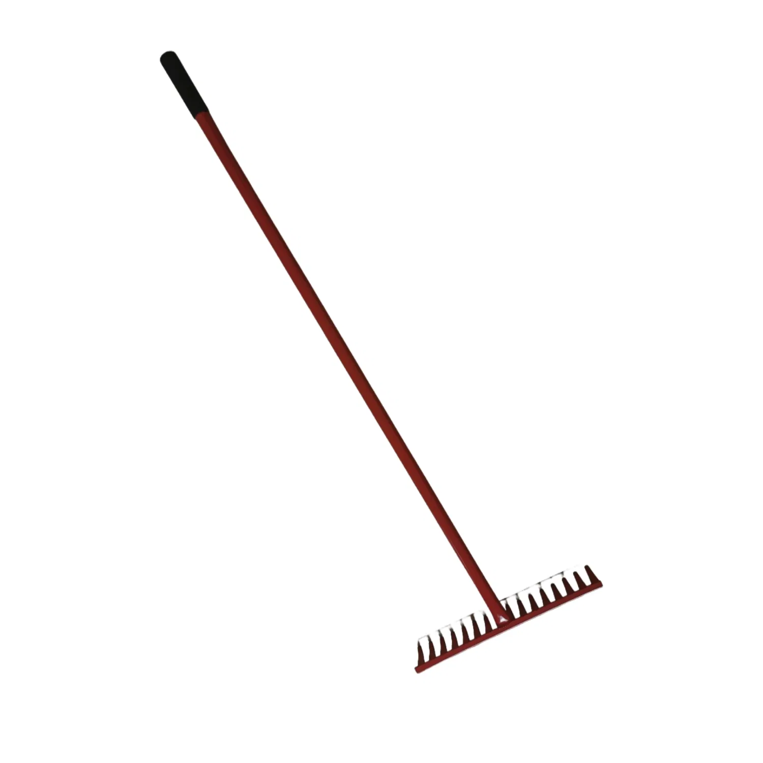 Durable Plastic Grass Rake, Efficient Gardening Tool for Clearing Fallen Leaves and Hay.