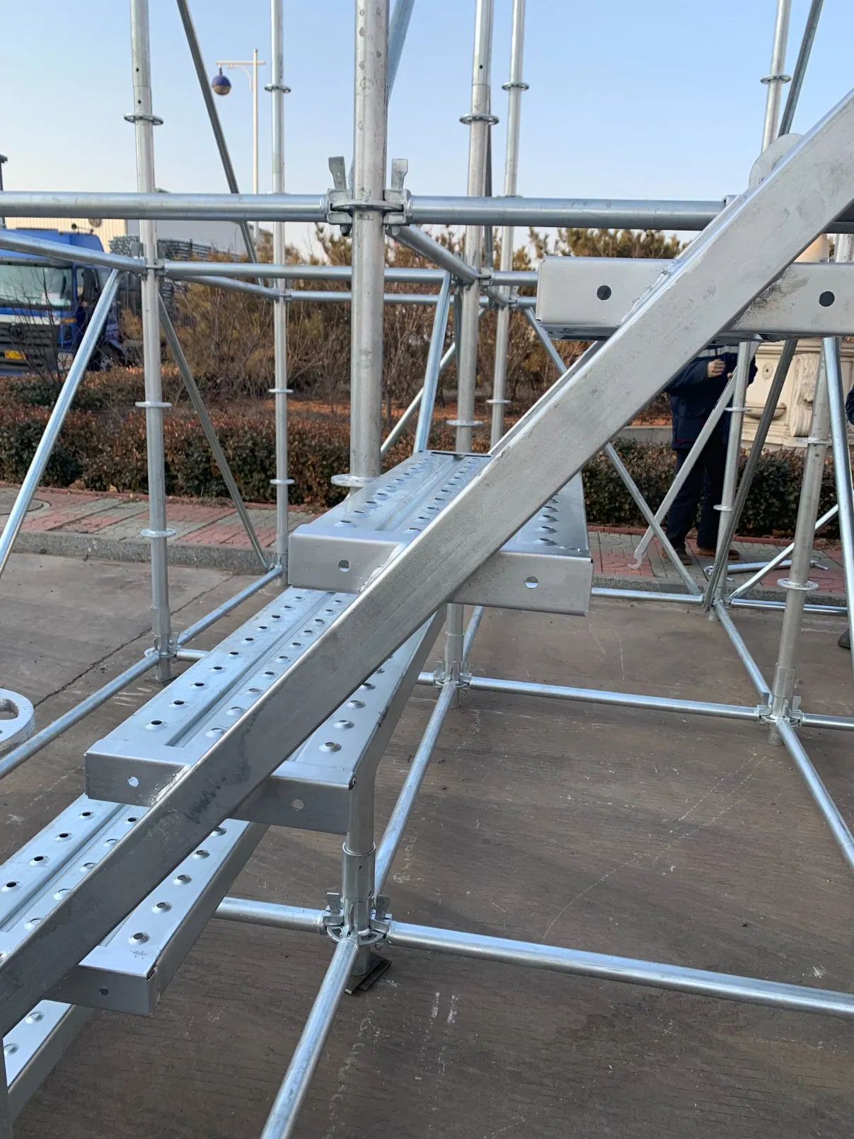 Portable Stair Scaffolding Step Ladder