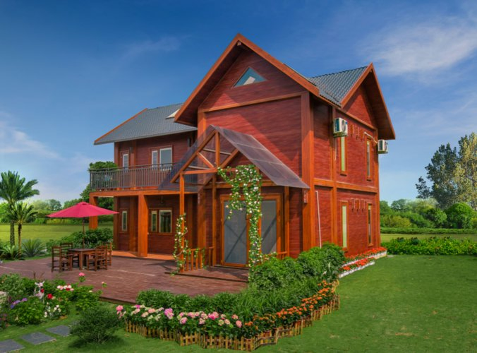 High Quality Light Steel Villa House for Living Home