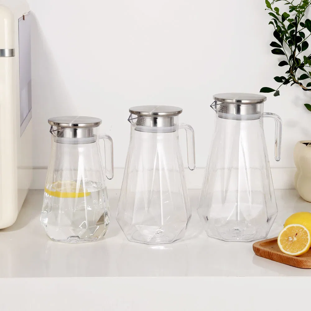 Acrylic Juice Pot - Custom Logo Transparent PC Water Pitcher