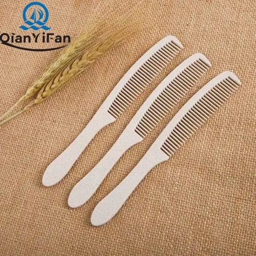 Hotel Disposable Wheat Straw Comb Individually Wrapped Suitable for Hotels, Resorts, SPA, Family