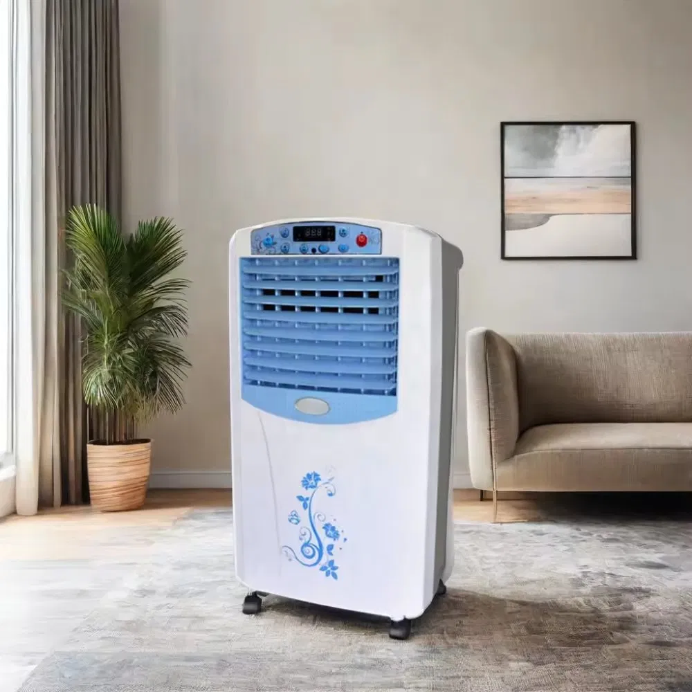 Hot Sale Small Portable Evaporative Air Cooler with Water AC Powered for Household Outdoor Garage RV Hotel Use