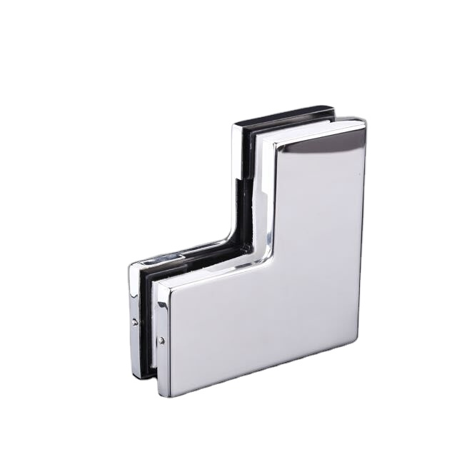 Wholesale Door Hardware Small L Patch Fitting for Glass Door