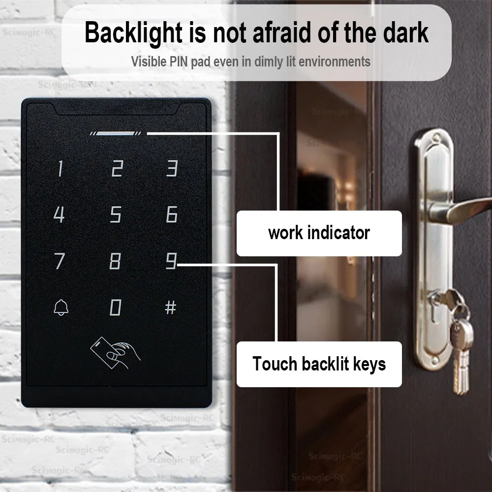 ID Card Code Door Opener Encoding for Card Reader Access Control RFID System Door Lock Opener Wireless Touch Code Lock