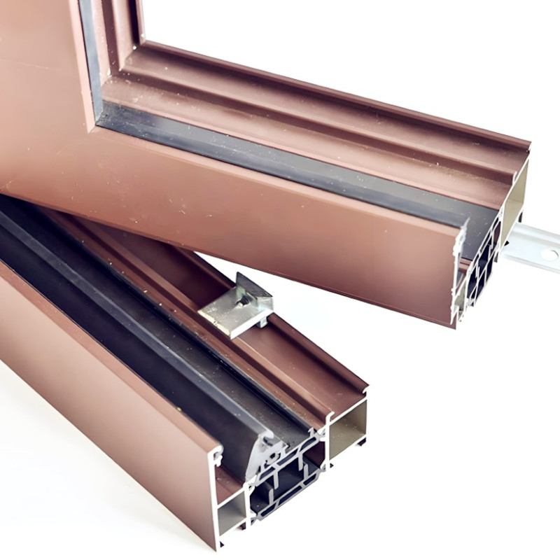 Top Quality European Style Double Glazed Aluminum Casement Window with Stainless Net