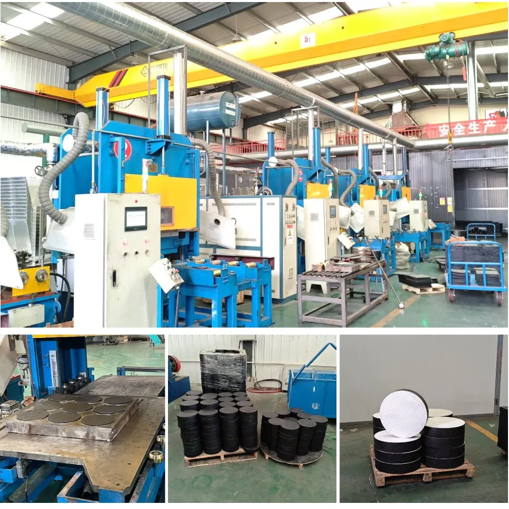 High Damping Bearing Seismic Lead Rubber Bearing for Building Shock Absorbing Device