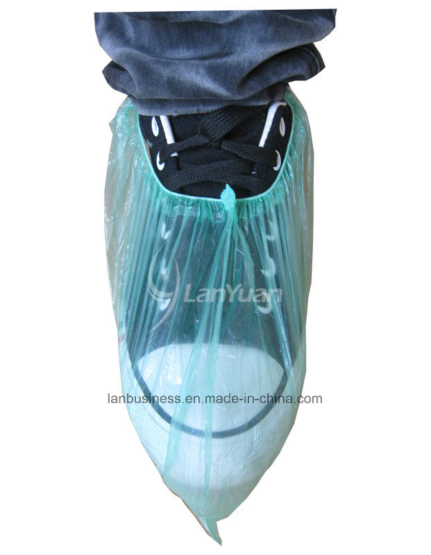 Machine Made Disposable Plastic Shoecover PE Shoecover