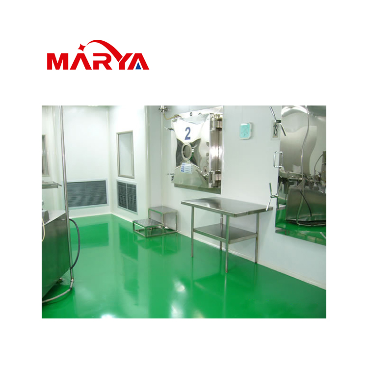 Marya Aseptic Cleanroom Flooring System Customized Epoxy and PVC Floor