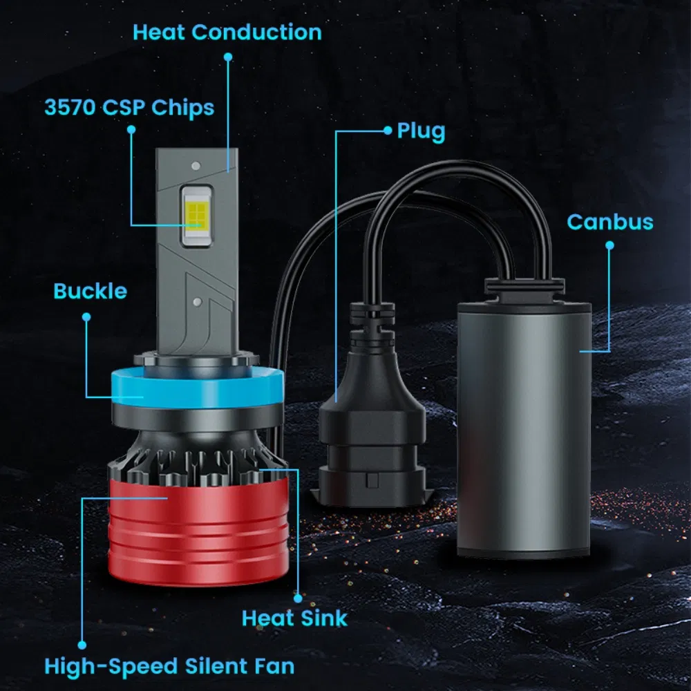 V30 3570 CSP 60W LED Bulb for Car Truck Motorcycle (H1/H4/H7)