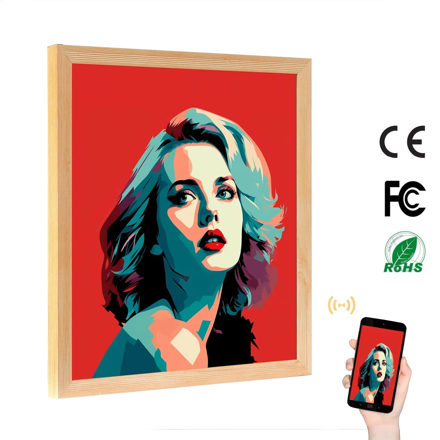 Customizable 19 2 27 9 Inch Art Display with Windows OS