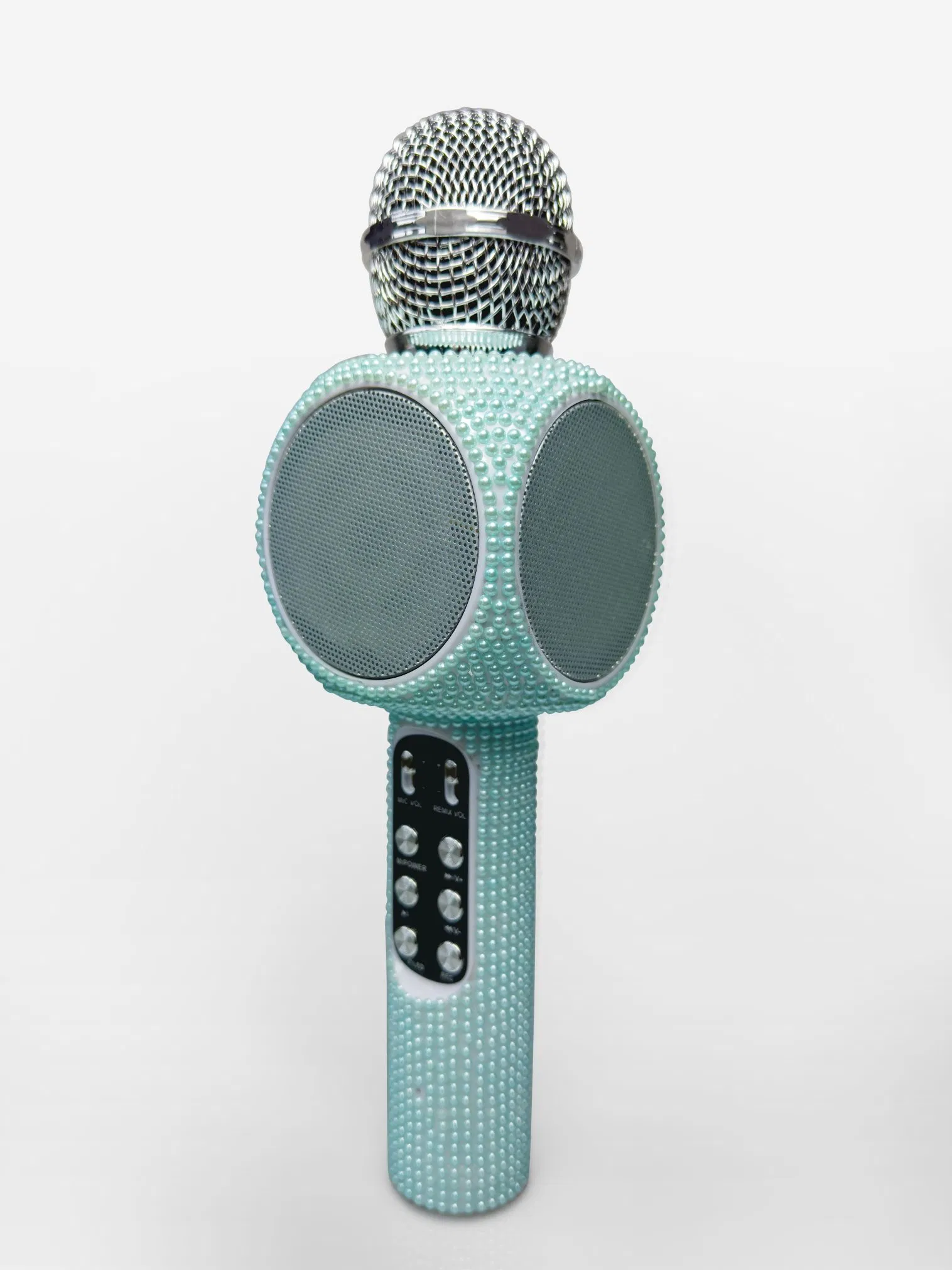 Advanced Bluetooth Connected Plastic Toy Wireless Microphone for KTV Singing