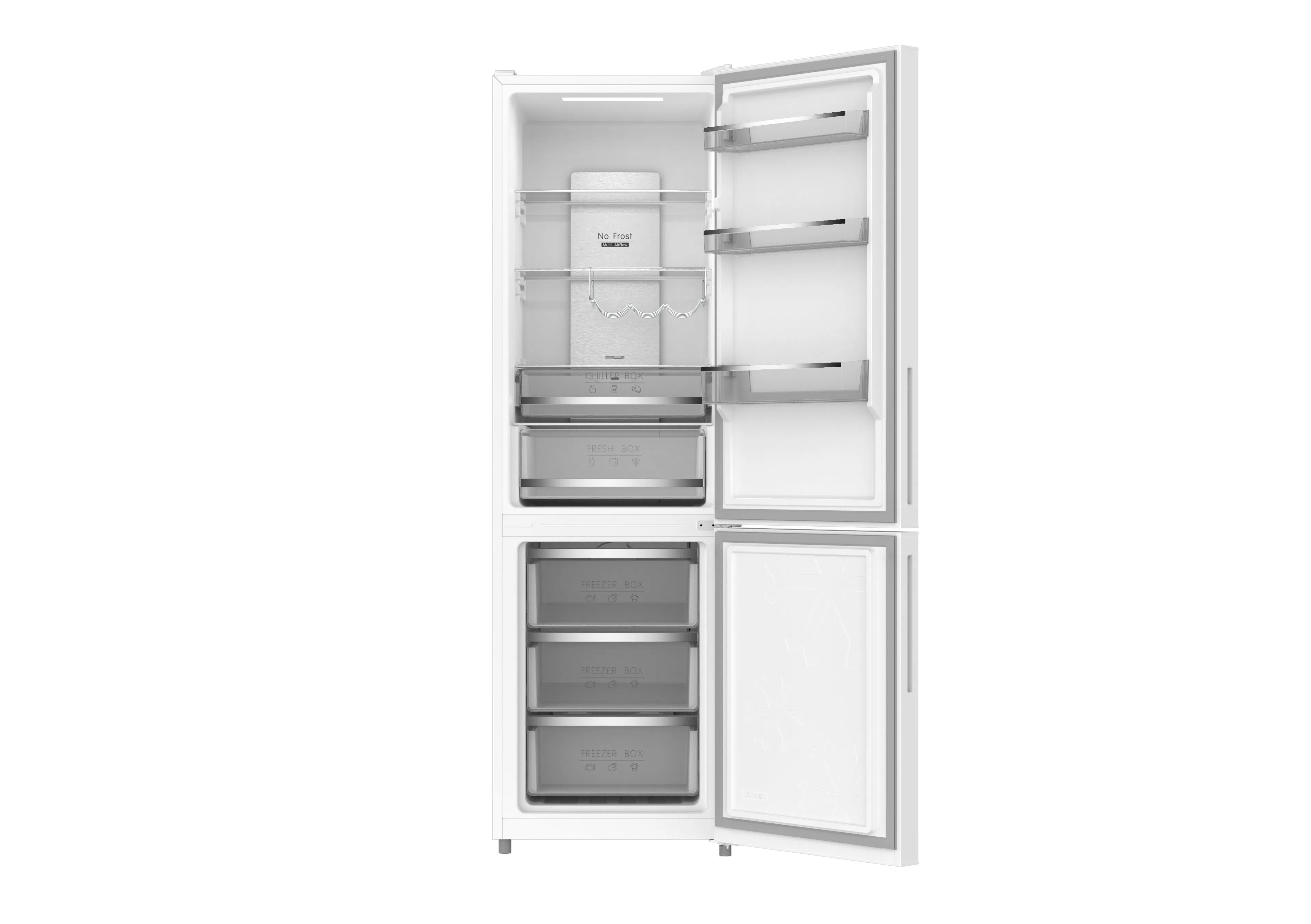 344L Combi No Frost Refrigerator Two Door Home Kitchen Appliance