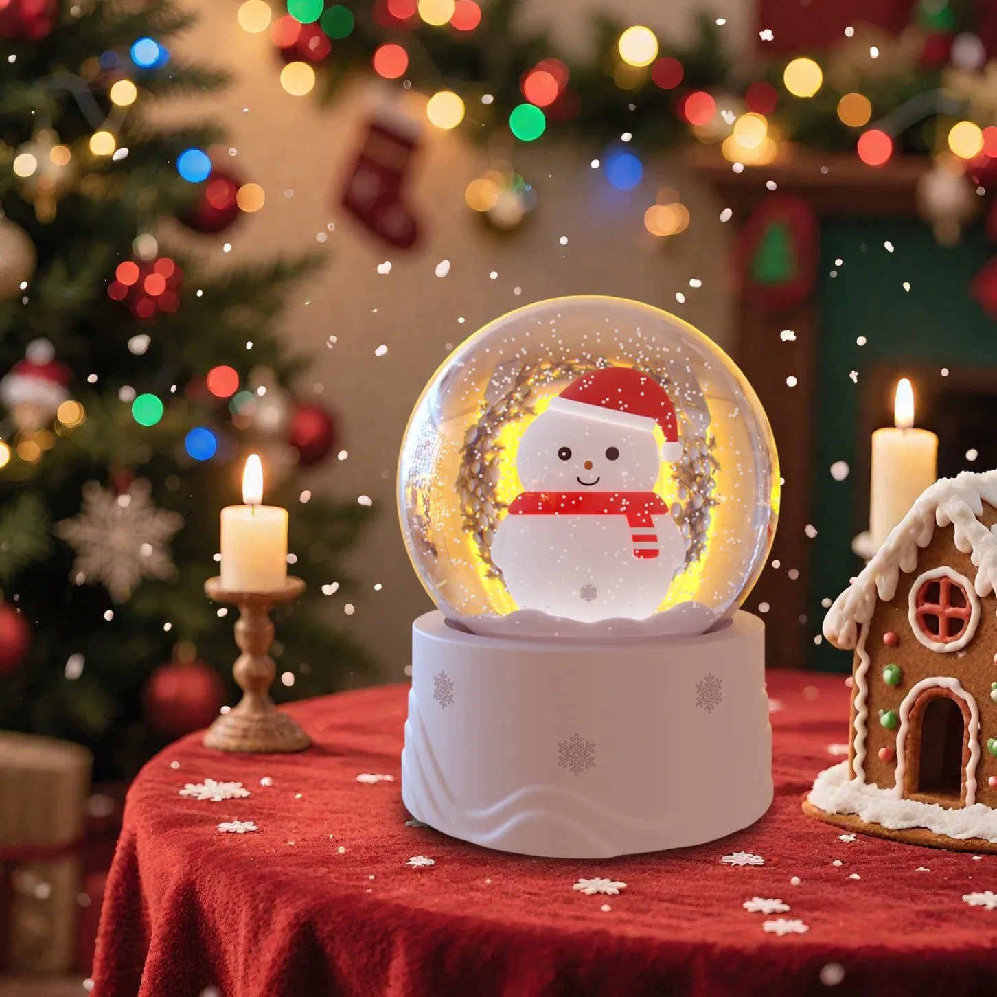Светильник Crystal Ball K13 Snowman, перезаряжаемый
