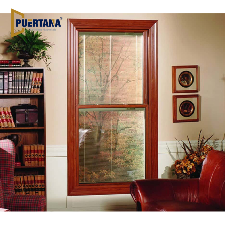 Colonial Style Aluminum Clad Wood Timber Double & Single Hung Windows Vertical Sliding Sash Window for Cottage House