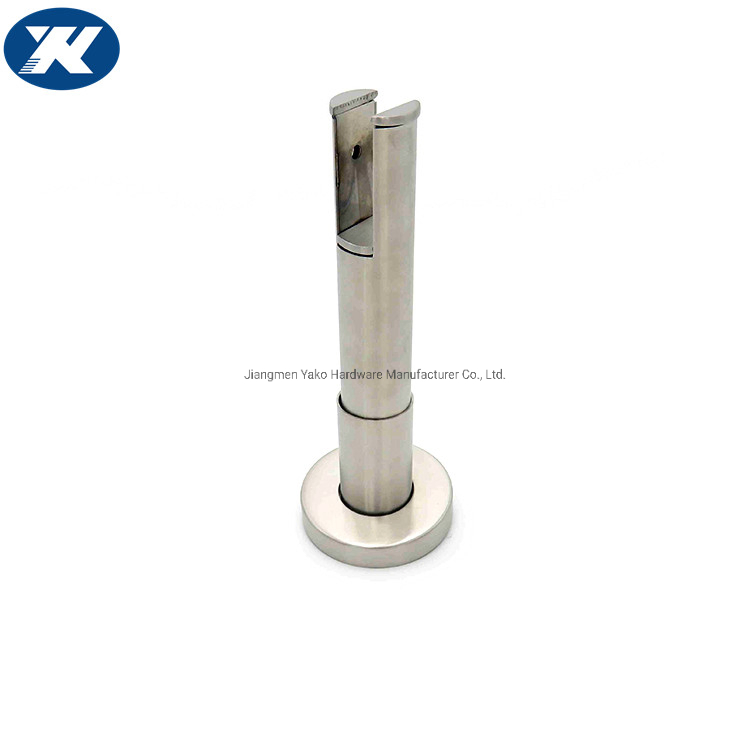 Stainless Steel Toilet Partition Small Wall Mounted Tube Support Washroom Partition Fitting