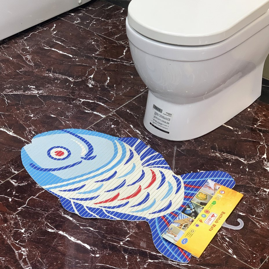 Custom Printed Indoor Anti Slip PVC Foaming Kitchen Rug Floor Toilet Mat