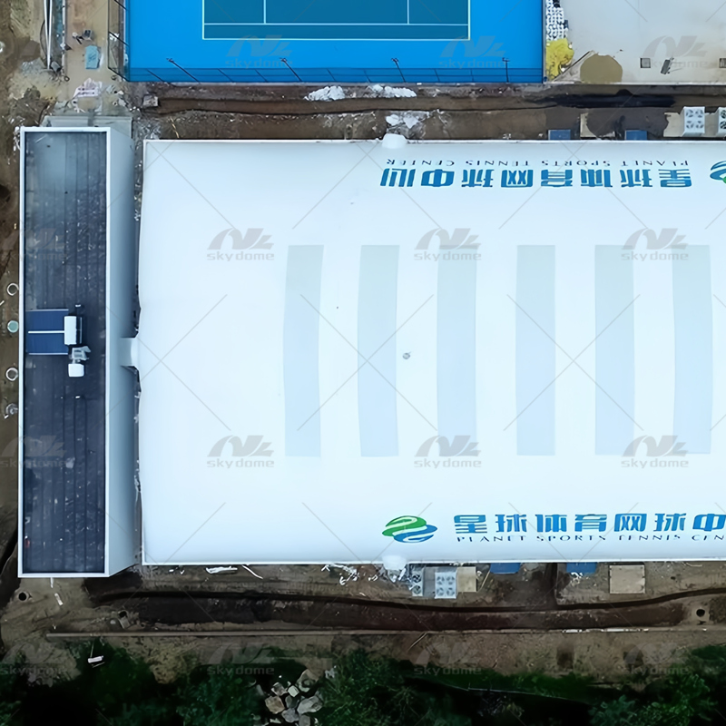 Inflatable Air Supported Membrane Domes for Sports Center