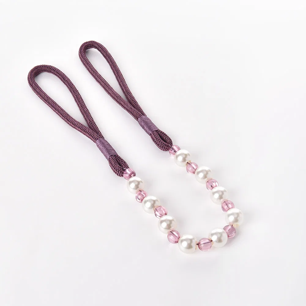 Pearl and Beads Type Hanging Hook Tie Back Modern Curtain Holder