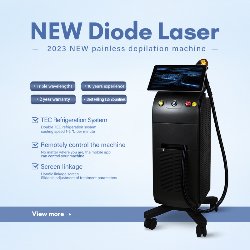 2023 Newest Ice Platinum Titanium 2000W/2400W Diode Laser 808 Diode Laser Hair Removal Machine Price