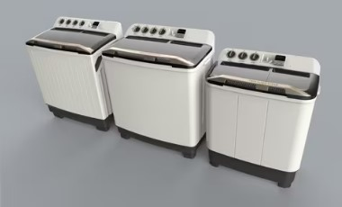 Xpb100-98sb-T350 Innovative Twin Tub Washing Machine: Powerful Spin, Low Detergent