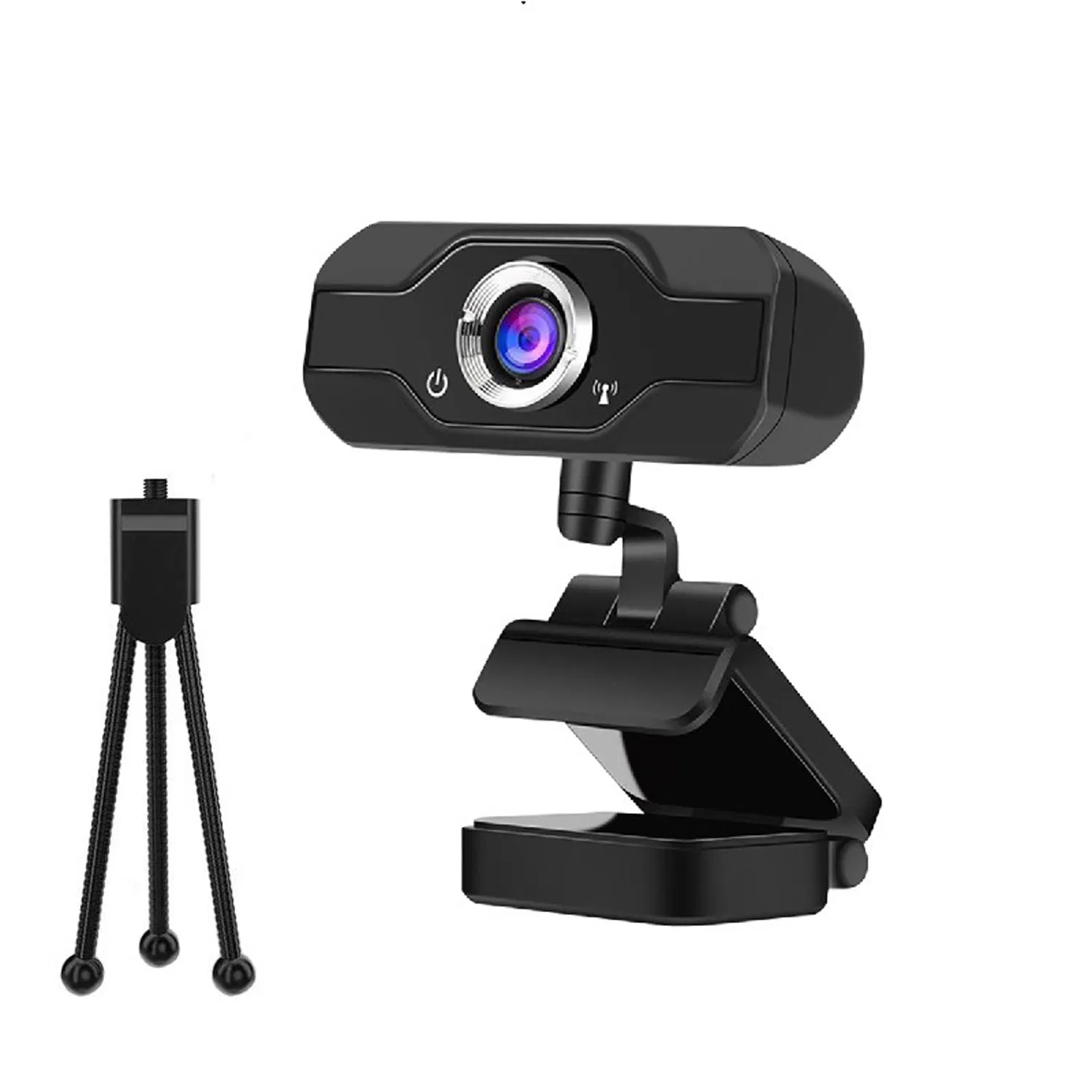Microphone Computer Camera Plug Play USB 1080P Webcam for Calls Conference Zoom Skype Youtube Laptop Desktop