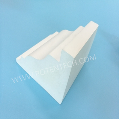 High Waterproof PVC Rams Crown Moulding Exterior Decoration Materials