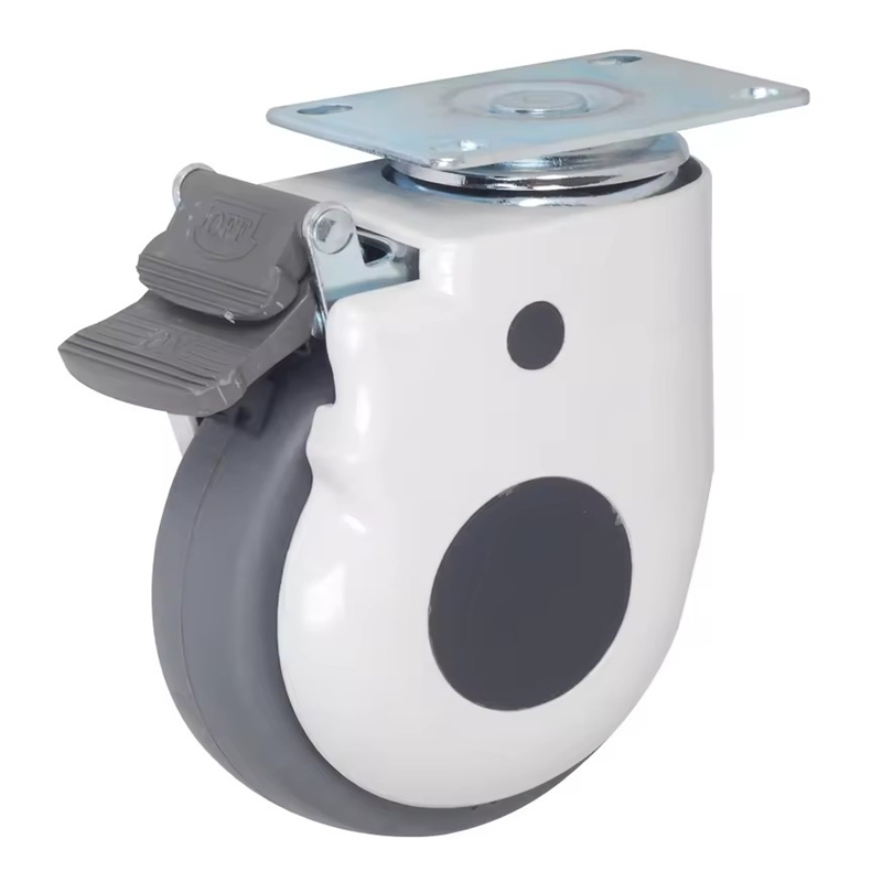 Medical Wheels Light Hospital Noise Free Rotating with Brake Medical Bed Wheels