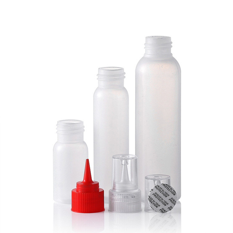 120ml Cosmetic Hair Oil Hot Seal Pet No Leak Top Cap Amber Dropper Bottle