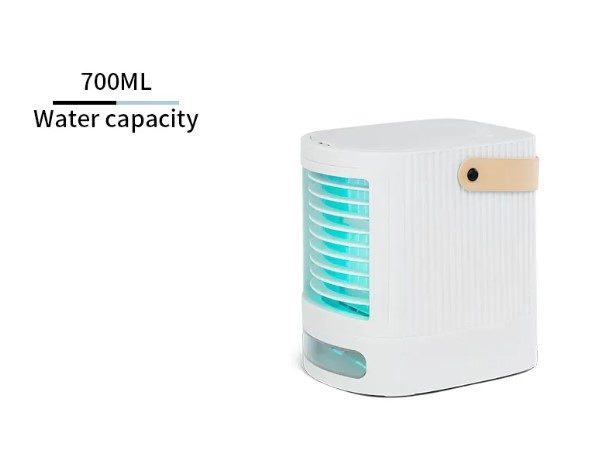 Mini Portable Hand Held Desk Rechargeable Air Conditioner Humidification Cooler Mini Bed Fan Bed Desk Top Fans
