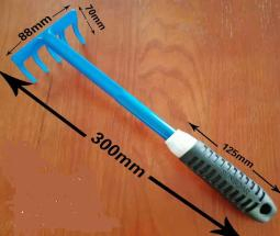 Three Piece Garden Tools Rake and Spade
