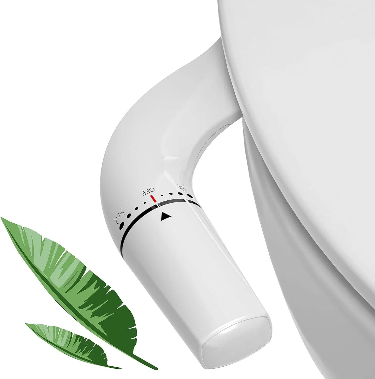Easy Installation Ceramic White Smart Toilet Lid Finish Suitable for Women's Cleaning