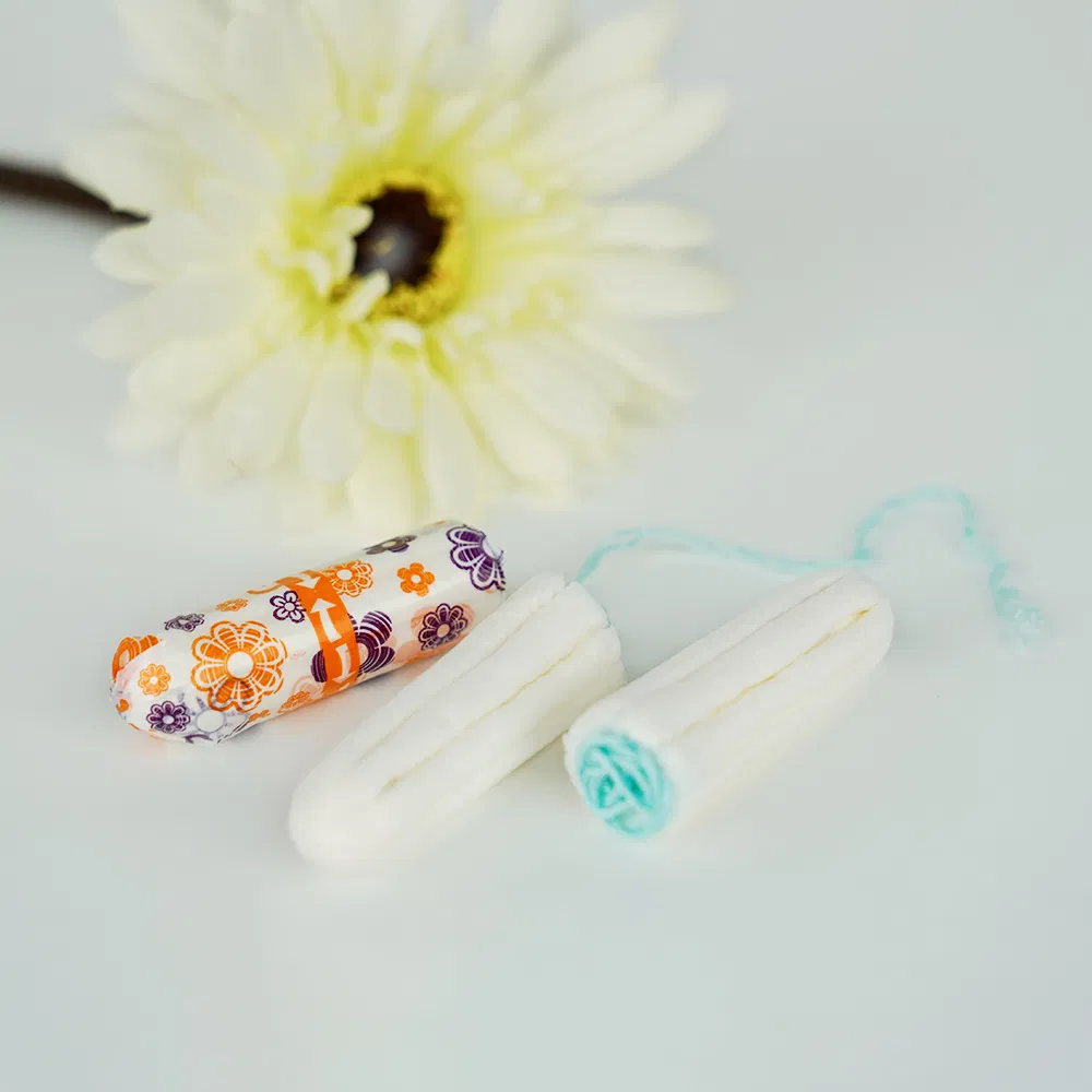 Eco Friendly Wholesale Private Label Biodegradable Organic Cotton Sanitary Tampons
