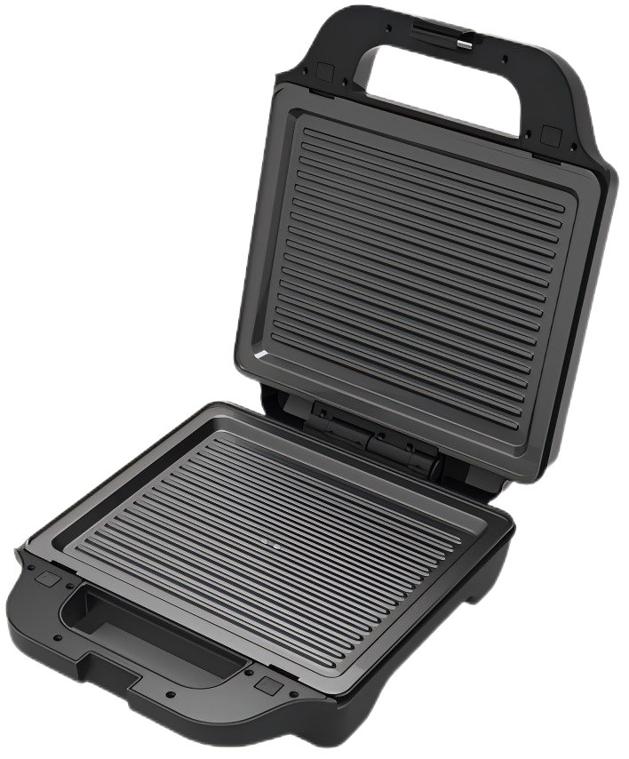 4 Slice Stainless Steel Sandwich Maker Cool Touch Housing