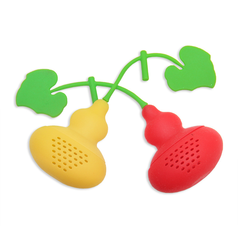 Calabash Shape FDA Silicone Reusable Coffee Strainer Filter Bag Silicone Tea Infuser