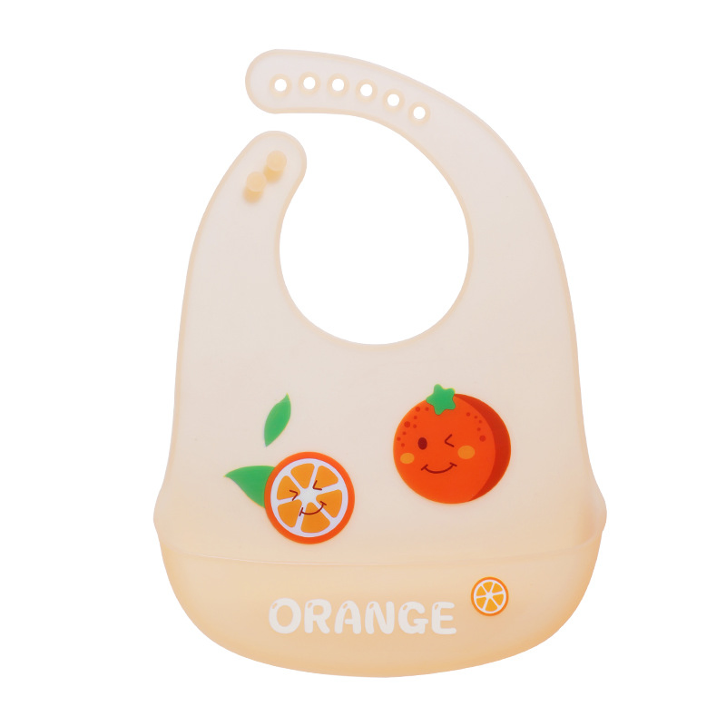 Hot Selling Baby Silicone Soft Waterproof Food Grade Dental Bibs