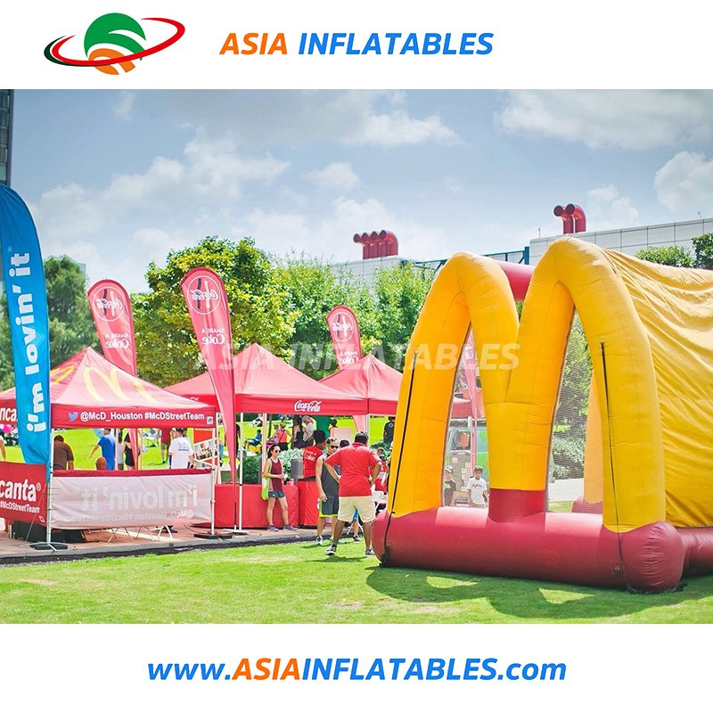 Custom Shape Inflatable Arch Inflatable Archway with Mcdonald's Logo